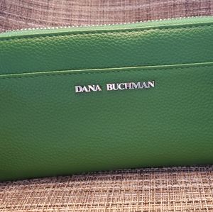 Dana Buchman green wallet